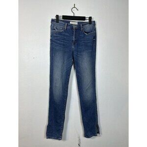 Flying Monkey Jeans Size 26 Slit Ankle Dark Stretch Denim Women’s Y3013 Slim Leg